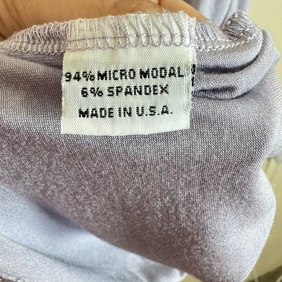 NWT bryn walker tank top lilac stretch micro modal made in USA MSRP $62 Size M - Picture 6 of 7